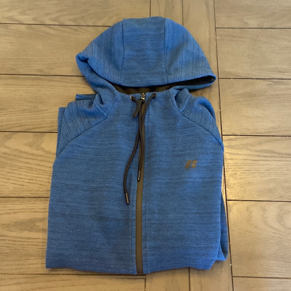 Mens Russell full zip hoodie Large